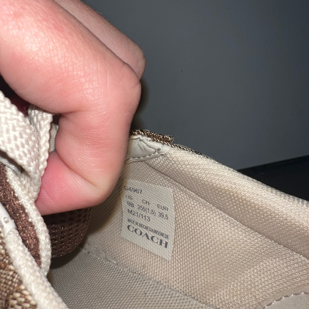 Coach Tan and Brown Sneakers - Picture 4 of 6
